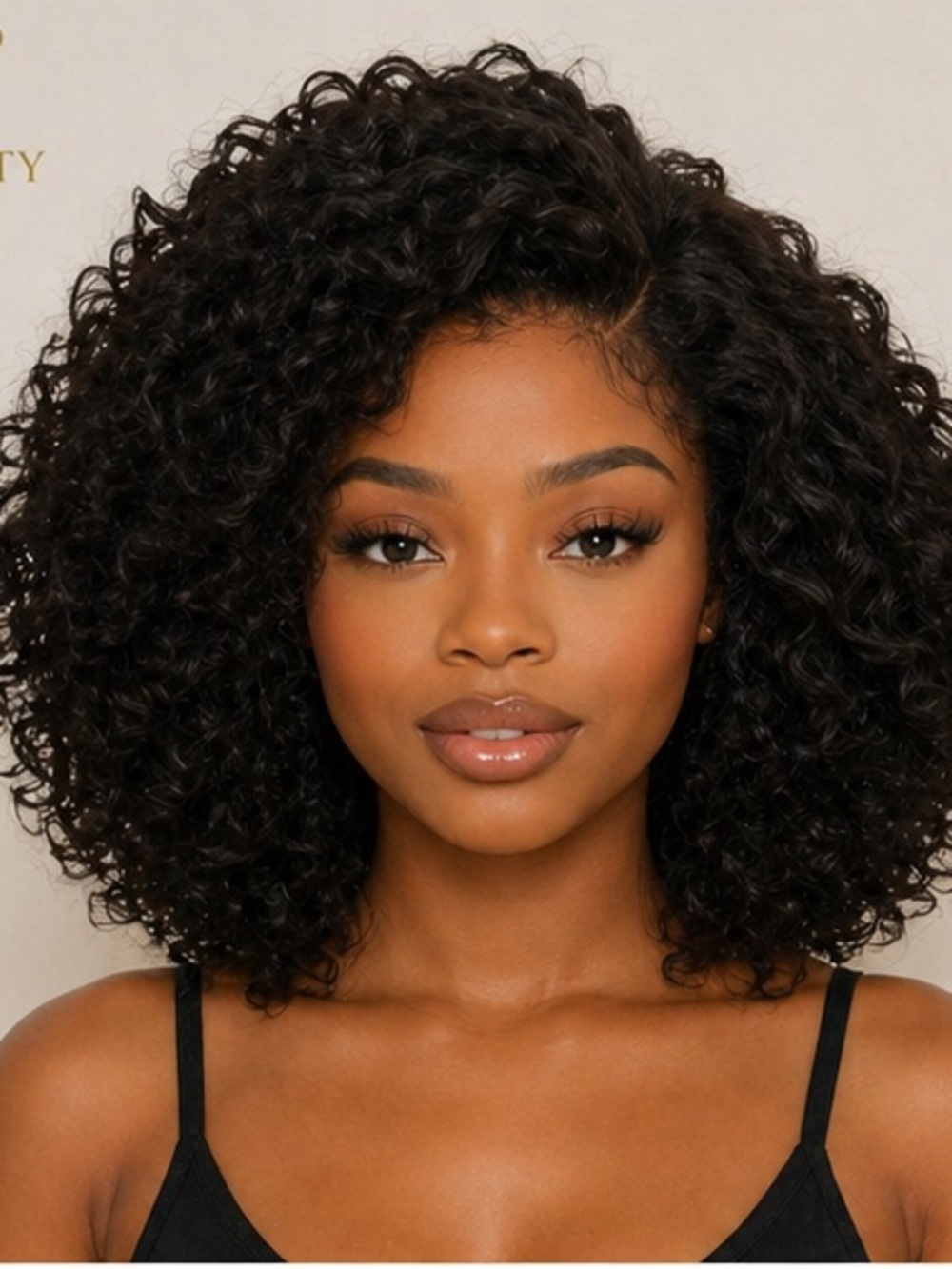 Candace Natural Curly 13X6 Bob Lace Front Wig